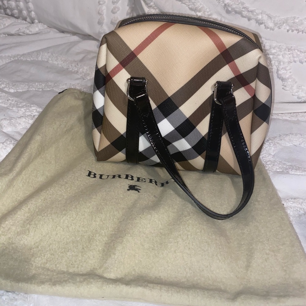 Small Vintage Burberry Tote